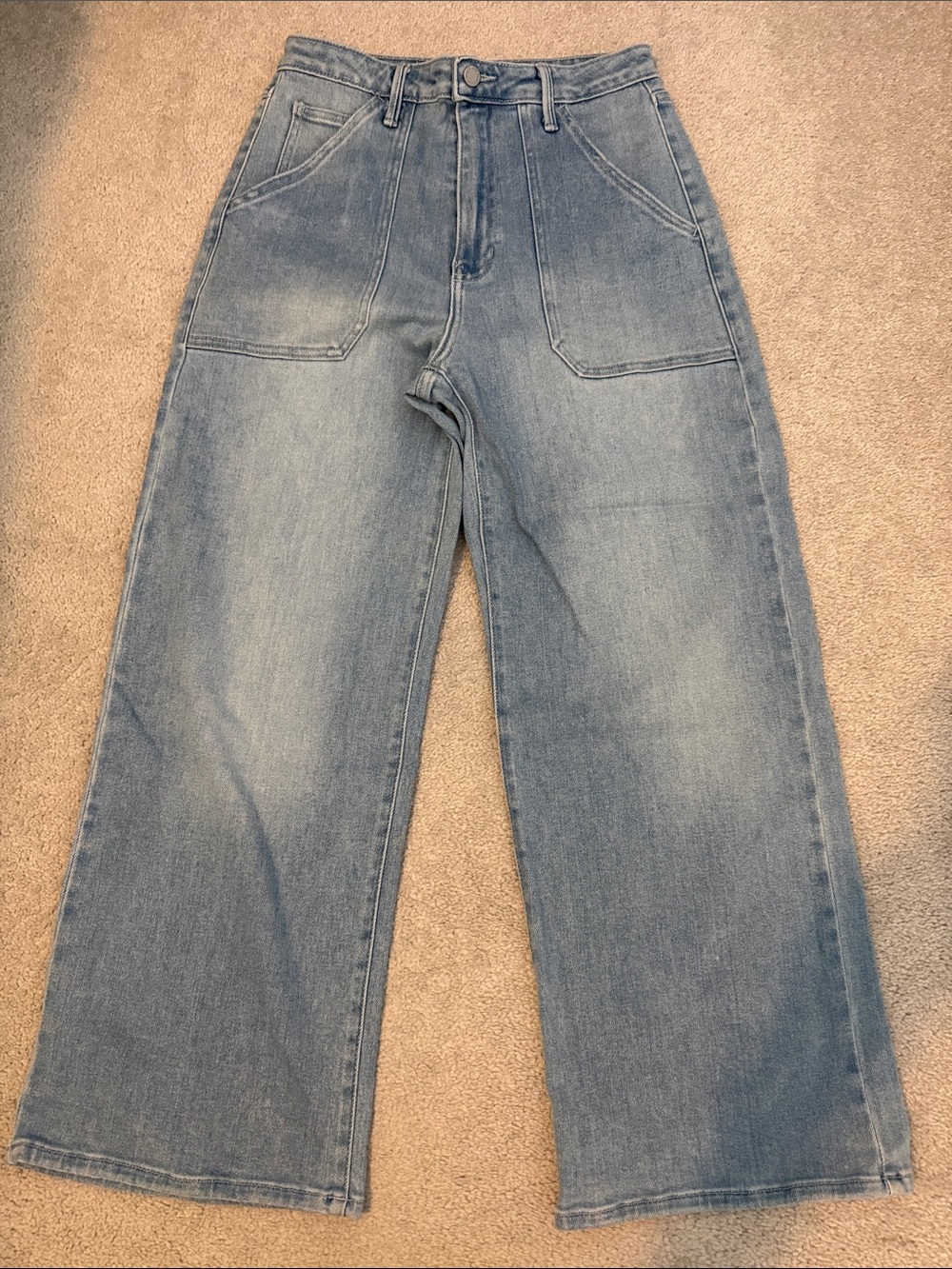 Size 29 cropped wide leg jeans - Picture 2 of 8